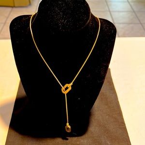 St John vintage lariat necklace